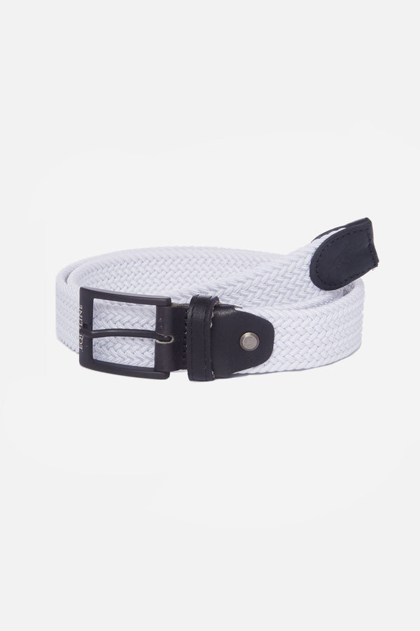 Equiline | ClayC Braided Belt (White) | KAVAL