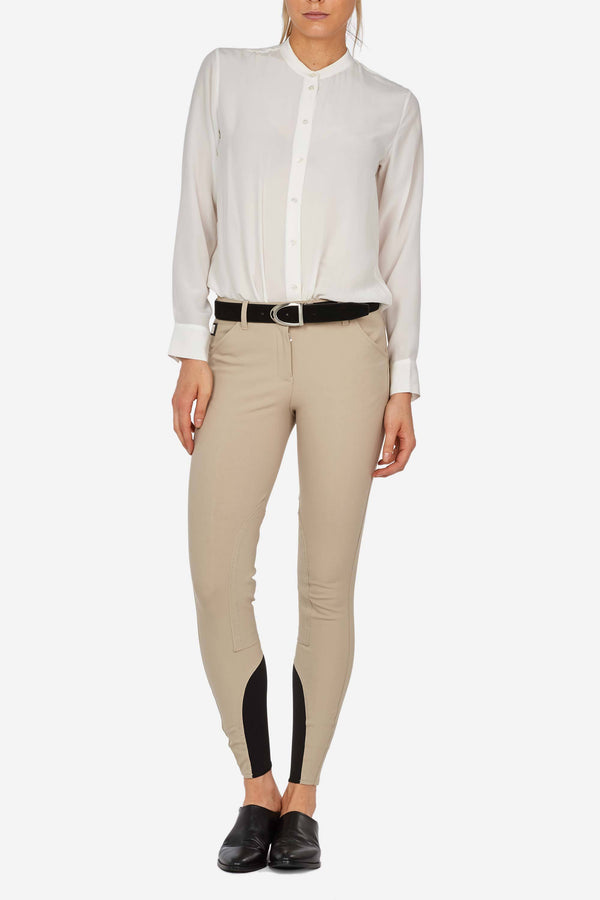 Equiline Boston Knee Patch Breech Beige KAVAL